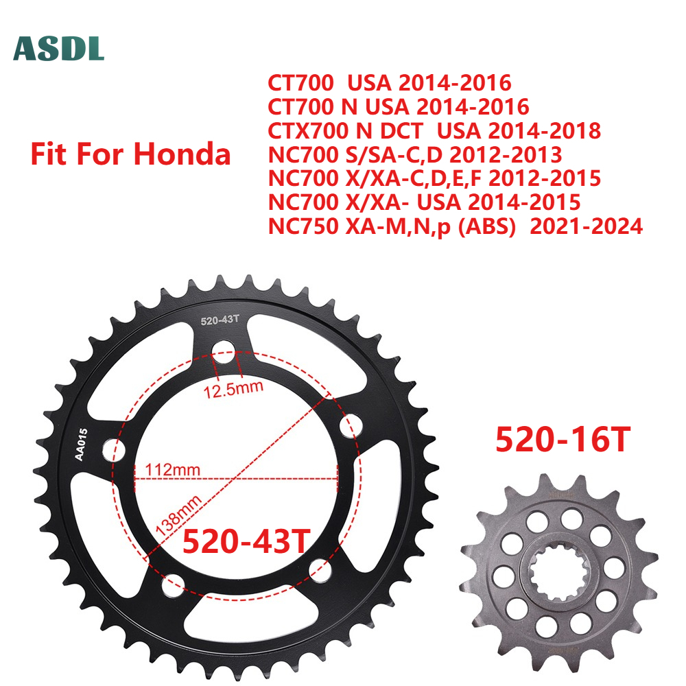 530 Chain - For Honda CT700 NC700 NC750 520