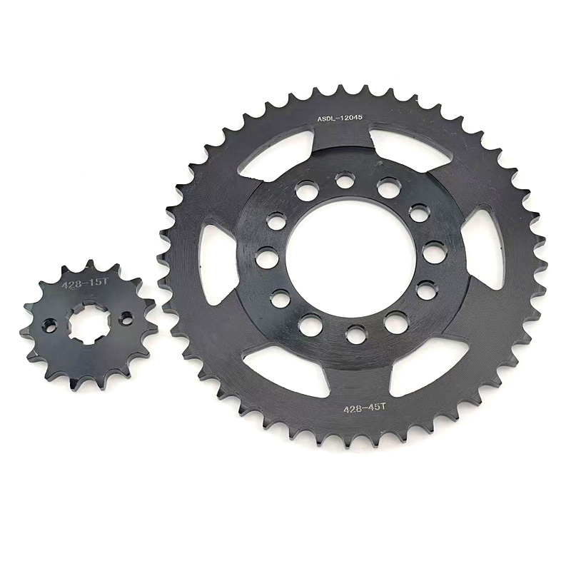 Ｍotorcycle Front Rear Sprocket - огляд і ціна 428 Chain