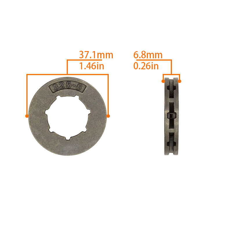 325-8 7T Chainsaw Gear Rim Spr - огляд і ціна Sprocket Chain