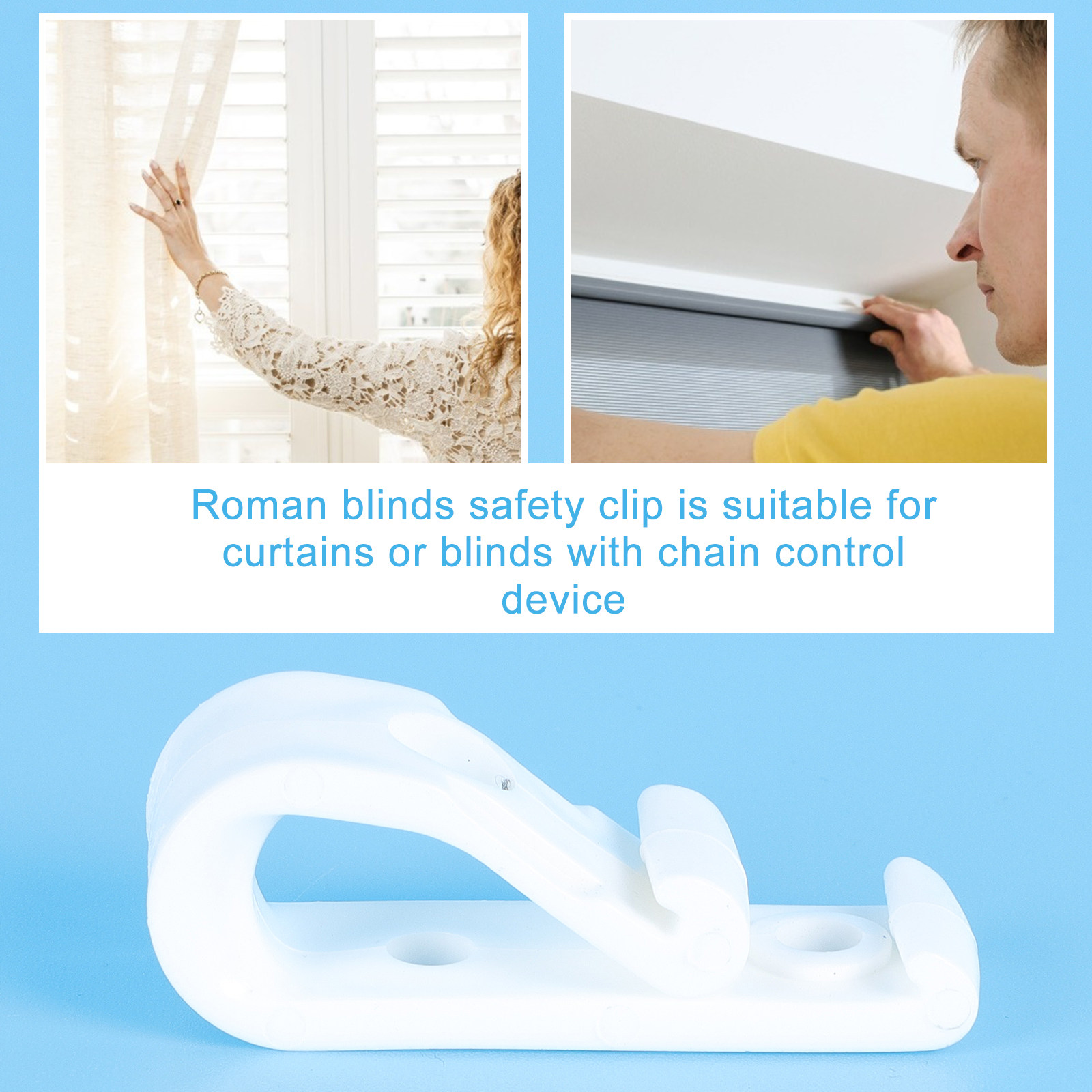8Pcs Window Blind Safety Clips - огляд і ціна Roller Chain