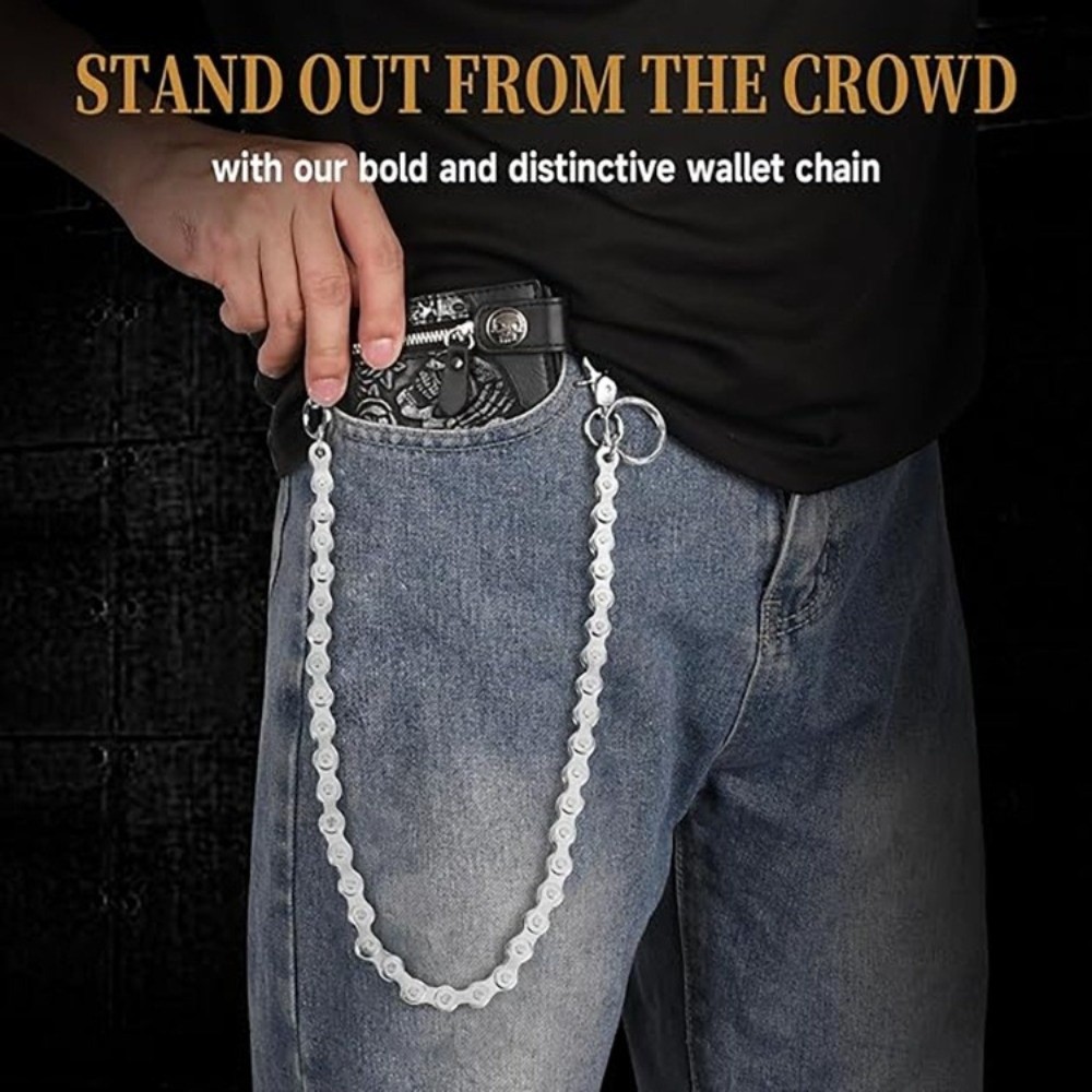 Hip Hop Style Silver Waist Cha - огляд і ціна Bicycle Chain